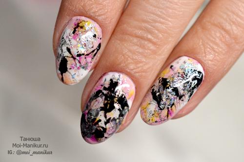 Как правильно нанести гель-лак перед применением фольги. Как правильно наносить фольгу на гель-лак