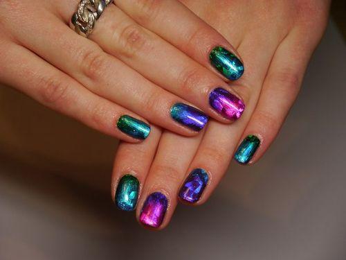 Как избежать общих ошибок при использовании переводной фольги. Пошаговая техника нанесения переводной фольги на гель-лак