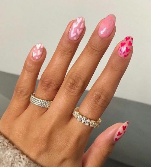 Розовый маникюр 2021. Розовый маникюр 2022: новые фото дизайна, стильные идеи