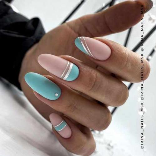 Черный маникюр с серебряными полосками. Маникюр с полосками 2022: 100 фото, модный дизайн