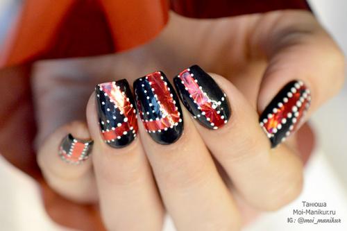 Как можно Перенести Рисунок с фольги на ногти Без.. Способ 3 – на непросушенный топ