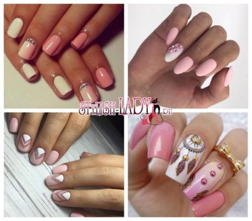 Бело-розовый маникюр. Причины привлекательности бело-розового маникюра