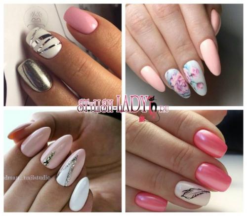 Бело-розовый маникюр. Причины привлекательности бело-розового маникюра