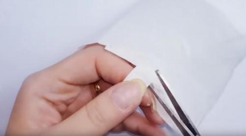 Как нарастить ногти если нет геля и типс. Наращивание ногтей базой на салфетку 09 Как нарастить ногти если нет геля и типс. Наращивание ногтей базой на салфетку 09