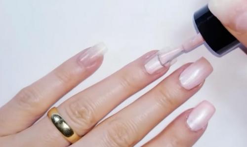 Как нарастить ногти если нет геля и типс. Наращивание ногтей базой на салфетку 11 Как нарастить ногти если нет геля и типс. Наращивание ногтей базой на салфетку 11