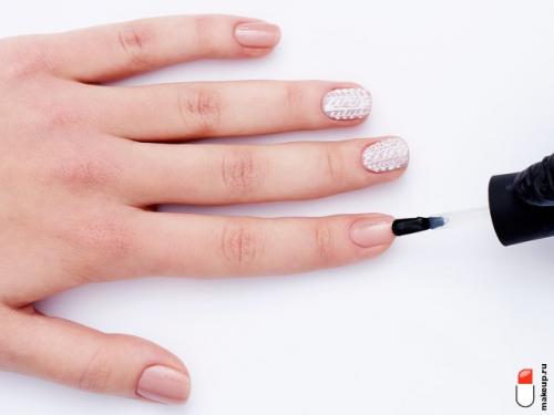 Вязаный маникюр. «Вязаный» маникюр: пошаговая инструкция