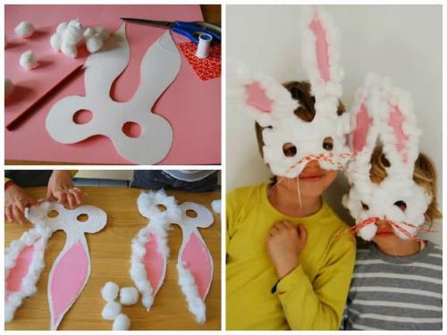 Ушки зайчика своими руками из бумаги. Как сделать маску зайца своими руками