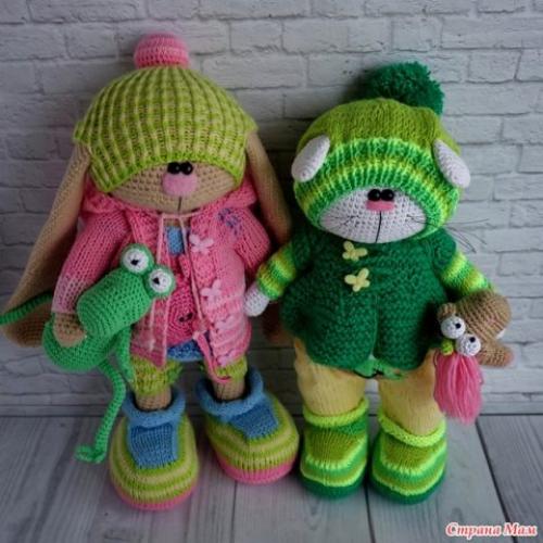 Ушки зайчика крючком. Как связать крючком зайца Тильду