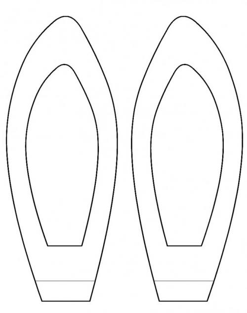 Ушки зайчика своими руками. Как сделать ушки зайчика: готовый шаблон с описанием