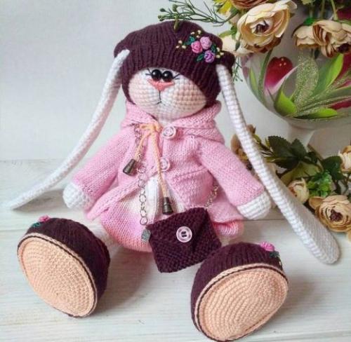 Ушки зайчика крючком. Как связать крючком зайца Тильду