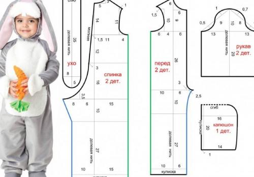 Ушки зайчика для мальчика. Костюм зайчика своими руками — простые и оригинальные варианты пошива и главное, что можно использовать, чтобы сделать костюм смотрите в обзоре с фото!