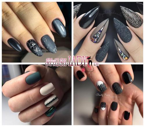 Глянцевый и матовый маникюр. Глянец