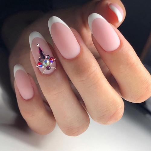 Глянцевый и матовый маникюр. Глянец 12