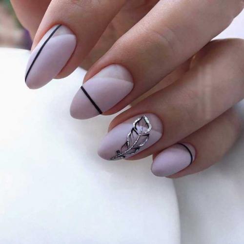 Дизайн ногтей с матовым топом. Матовый маникюр: ТОП-200 фото лучших новинок. Эксклюзивный дизайн, модные тенденции 2019-2020 года, самые роскошные варианты + отзывы