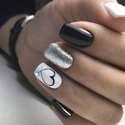 Правильно наносим блестки на шеллак. Блестки в различных маникюрных композициях