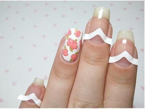 Виды наклеек на ногти. Виды наклеек