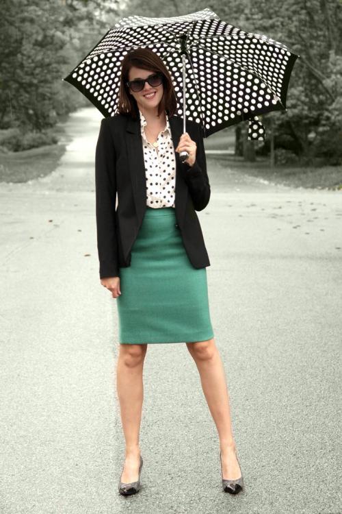 Юбка изумрудная с чем носить. С чем носить зеленую юбку разных фасонов