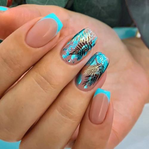 Какие типы фольги лучше всего подходят для ногтевого дизайна. Маникюр с фольгой: фото новинки и модные тенденции 2025 красивого дизайна золотой и серебряной фольгой коротких ногтей