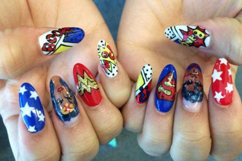 Звездное небо ногти. Создаем звездное небо на ногтях 16