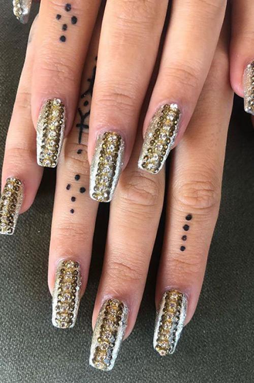 Звездное небо ногти. Создаем звездное небо на ногтях 11