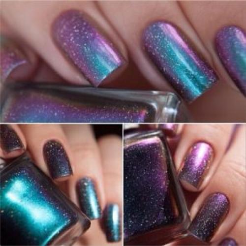 Звездное небо ногти. Создаем звездное небо на ногтях