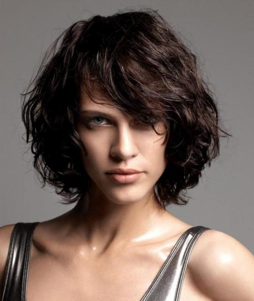 Каре на вьющиеся волосы без укладки. (+80 фото) Стрижки на тонкие вьющиеся волосы