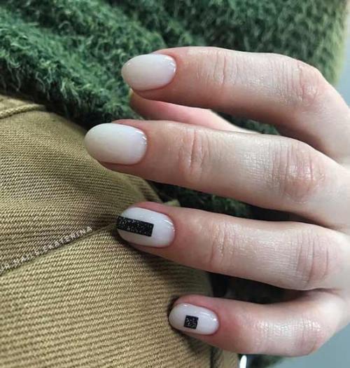 Нежный маникюр с блестками: фото-новинки с красивым дизайном