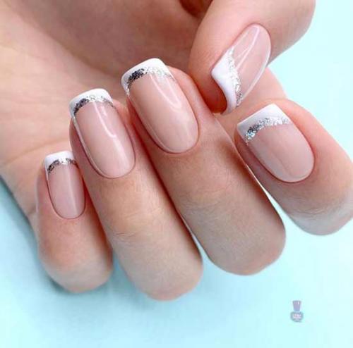 Нежный маникюр с блестками: фото-новинки с красивым дизайном