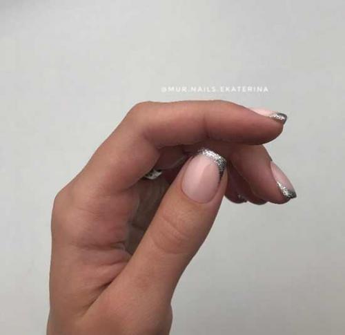 Нежный маникюр с блестками: фото-новинки с красивым дизайном