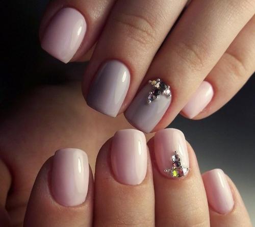 Делаем рисунки шеллаком на коротких ногтях. Маникюр на короткие ногти 2022-2023: 360 фото топовых идей 02
