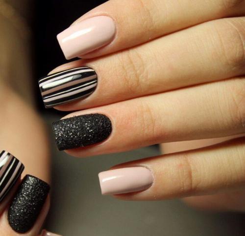 Делаем рисунки шеллаком на коротких ногтях. Маникюр на короткие ногти 2022-2023: 360 фото топовых идей 03