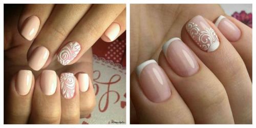 Делаем рисунки шеллаком на коротких ногтях. Маникюр на короткие ногти 2022-2023: 360 фото топовых идей 06