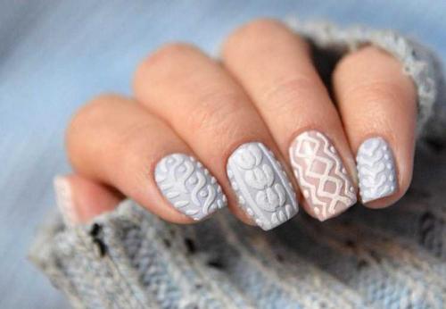 Маникюр вязаный. Вязаный маникюр — самые модные варианты и новинки стильного маникюра. Более 100 фото, отзывы, и хитрости от мастеров маникюра