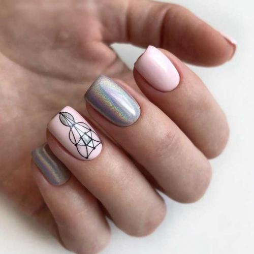 Простые рисунки на коротких ногтях. Лучший маникюр на короткие ногти (200 фото) — эксклюзивный дизайн и новинки маникюра 2019-2020 года. Только модный и великолепный дизайн маникюра