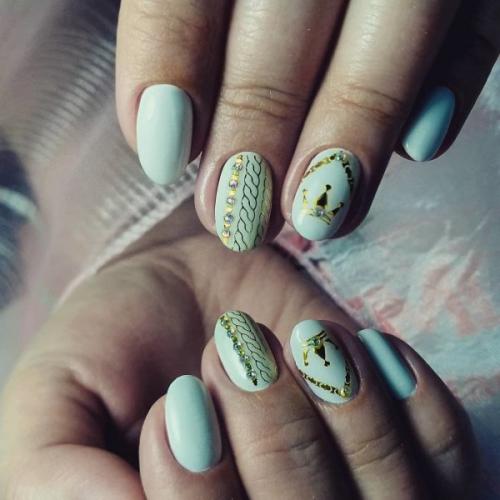 Как сделать красивый вязаный маникюр гель лаком. «Вязаный» маникюр: пошаговая инструкция