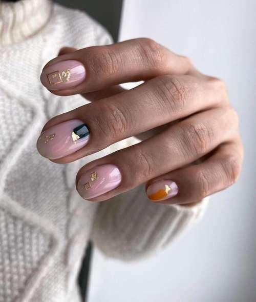 Нежный маникюр на короткие ногти 2022. Однотонный маникюр на короткие ногти в нежных тонах