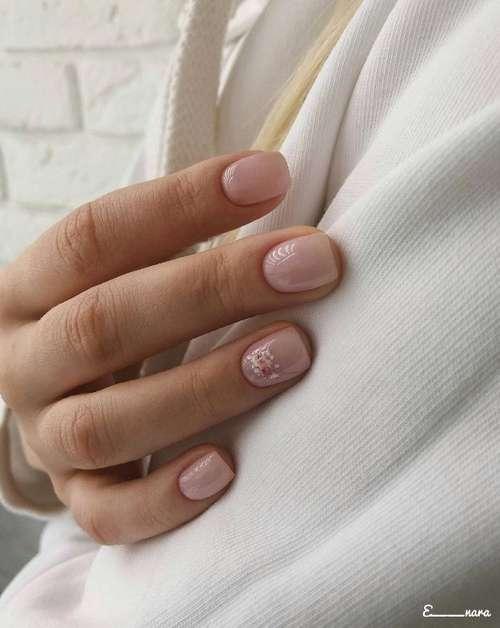 Нежный маникюр на короткие ногти 2022. Однотонный маникюр на короткие ногти в нежных тонах