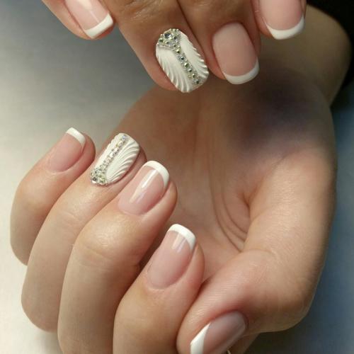 Гель-лак для френча белый. Интересные особенности