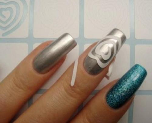 Трафарет для френча своими руками. Трафареты для дизайна ногтей своими руками