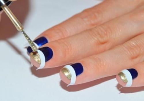 Трафарет для френча своими руками. Трафареты для дизайна ногтей своими руками