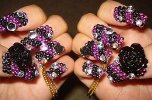 Как приклеить стразы на ногти в домашних условиях. Как правильно приклеить стразы на ногти