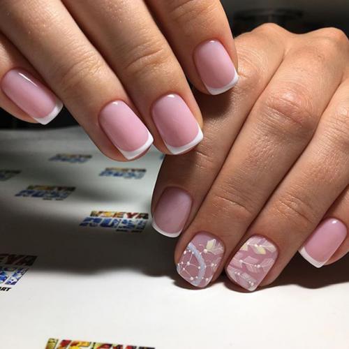 Гель-лак для френча белый. Интересные особенности