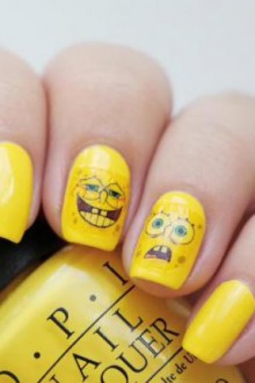 Наклейки на гель-лак пошагово. Наклейки на шеллак