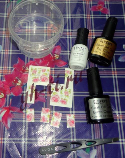 Водные наклейки на гель-лак. Водные наклейки для ногтей с AliExpress: как клеить