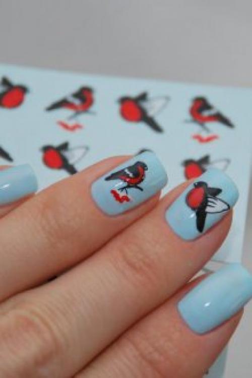 Наклейки на гель-лак пошагово. Наклейки на шеллак