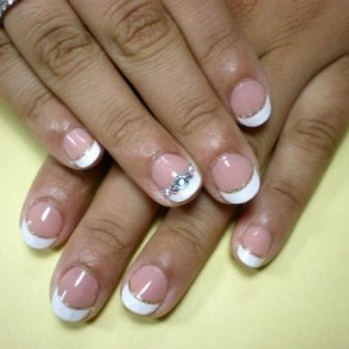 Идеи и техника нанесения французского маникюра на короткие ногти. #1 Маникюр на короткие ногти 14 Идеи и техника нанесения французского маникюра на короткие ногти. #1 Маникюр на короткие ногти 14