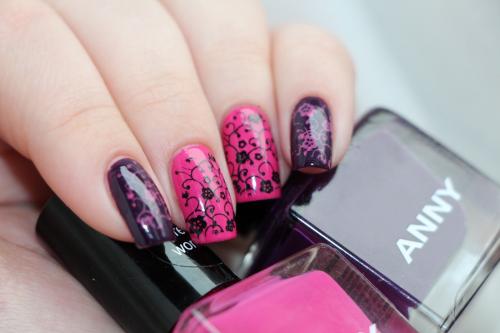 Как правильно подобрать форму ногтей для чёрно-розовой комбинации. Оттенки розового лака, гармонирующие с черным