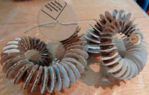 Как сделать рожки из бумаги. 1 мин. 08 Как сделать рожки из бумаги. 1 мин. 08