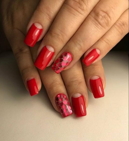 Как правильно наносить черные сердечки на розовый маникюр. Сделано с любовью: маникюр с сердечками