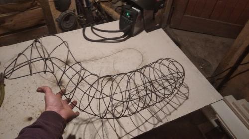 Как сделать рога оленя из проволоки. Новогодний олень из проволоки своими руками